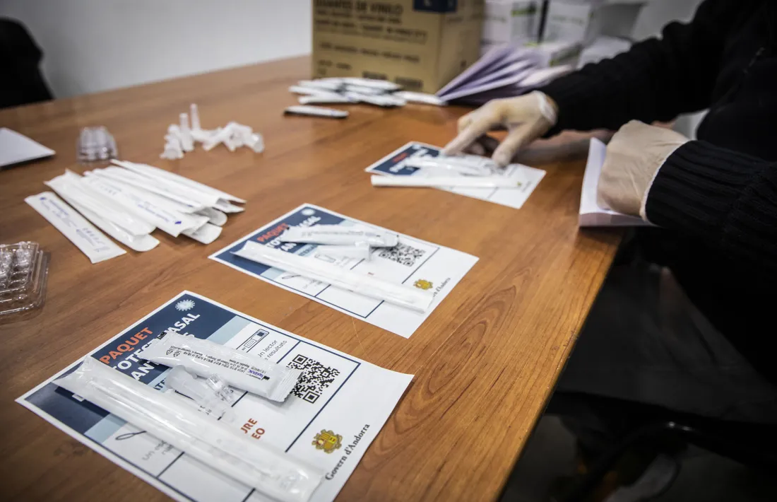 Imatge dels testos que es van repartir per Nadal.