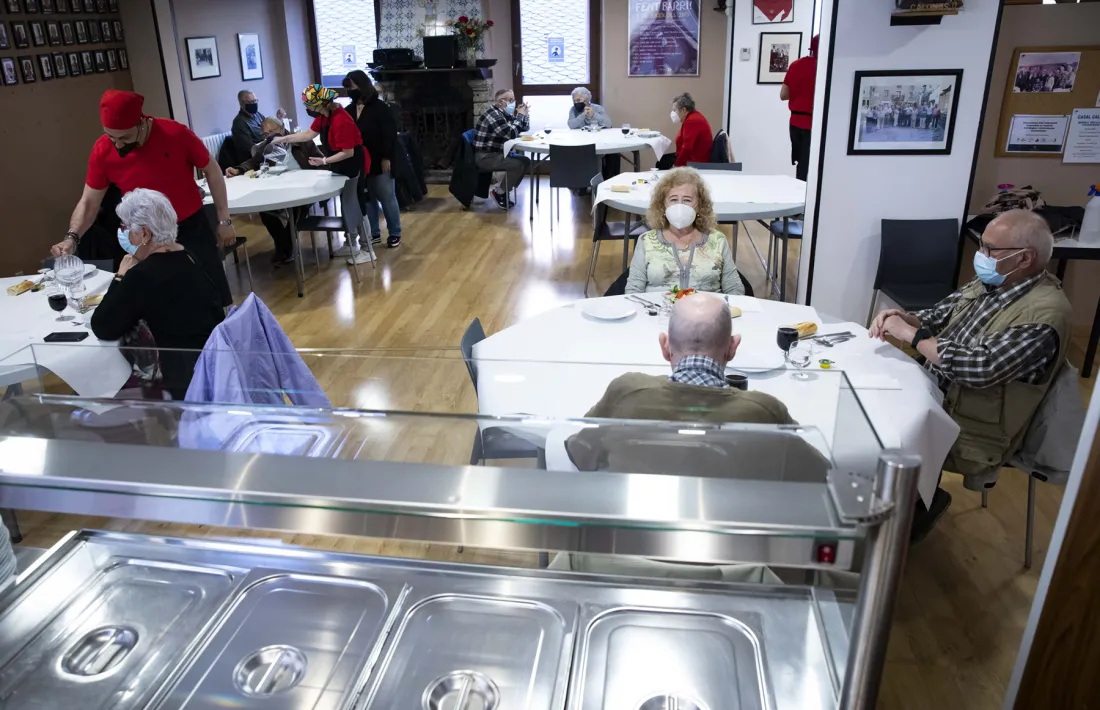 Alguns dels usuaris que han pogut tornar a gaudir del Calones.