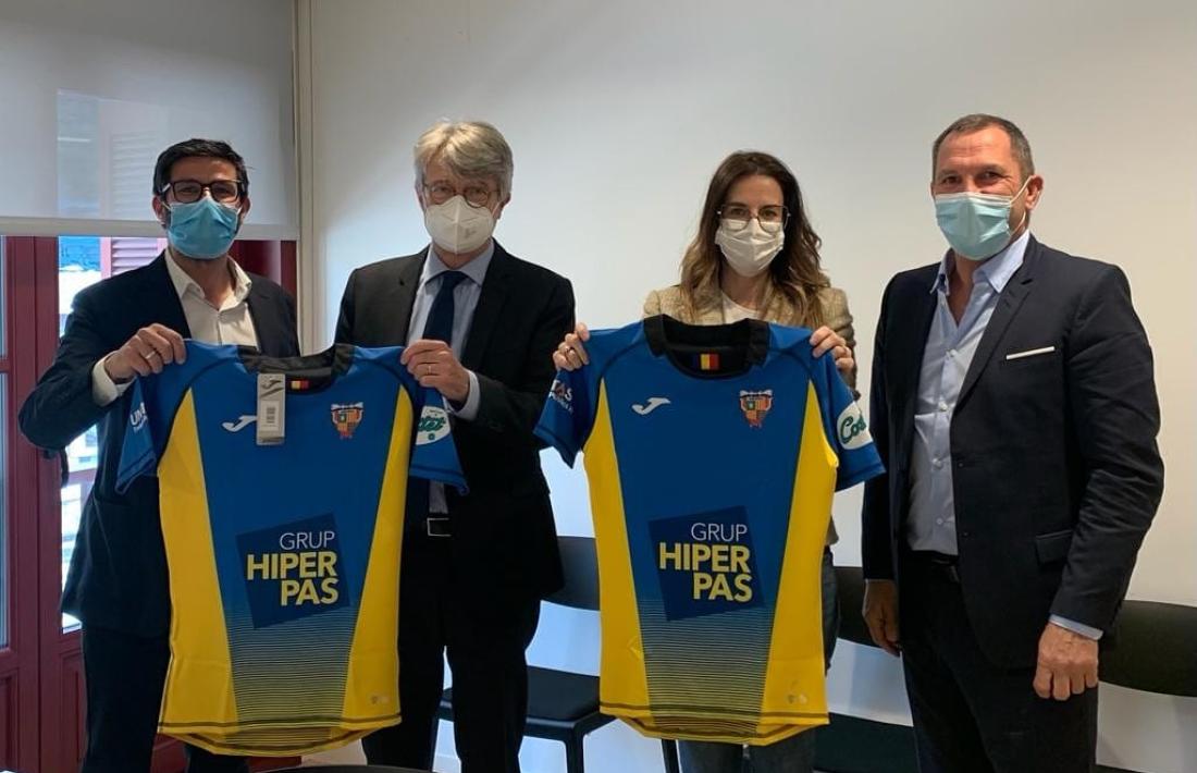  Lacroix va ser rebut ahir per Sílvia Riva i Jean-Claude Tribolet. Foto: Facebook
