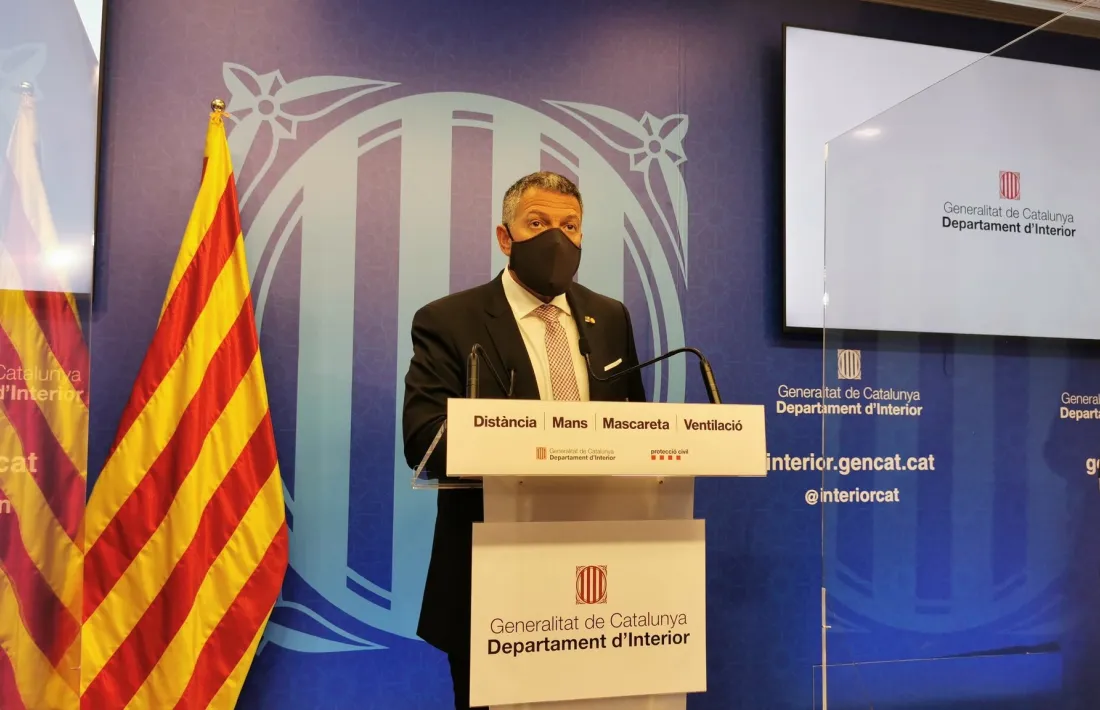 Sàmper ha comparegut aquest matí en roda de premsa per anunciar la pròrroga del confinament comarcal a Catalunya.