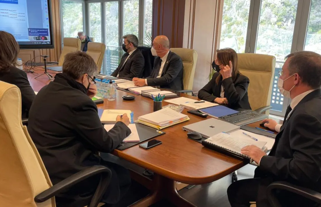 Un moment del consell de comú d'aquest dilluns.