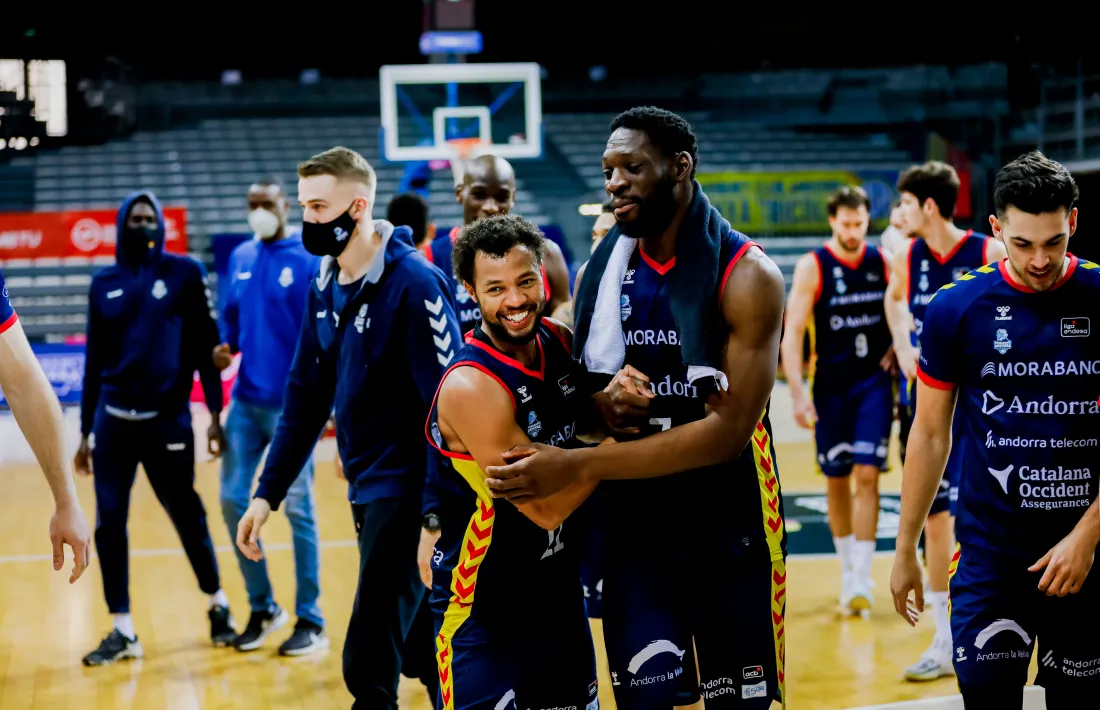 Clevin Hannah torna a somriure després de superar la Covid-19. Foto: ACB Photo / Martín Imatge