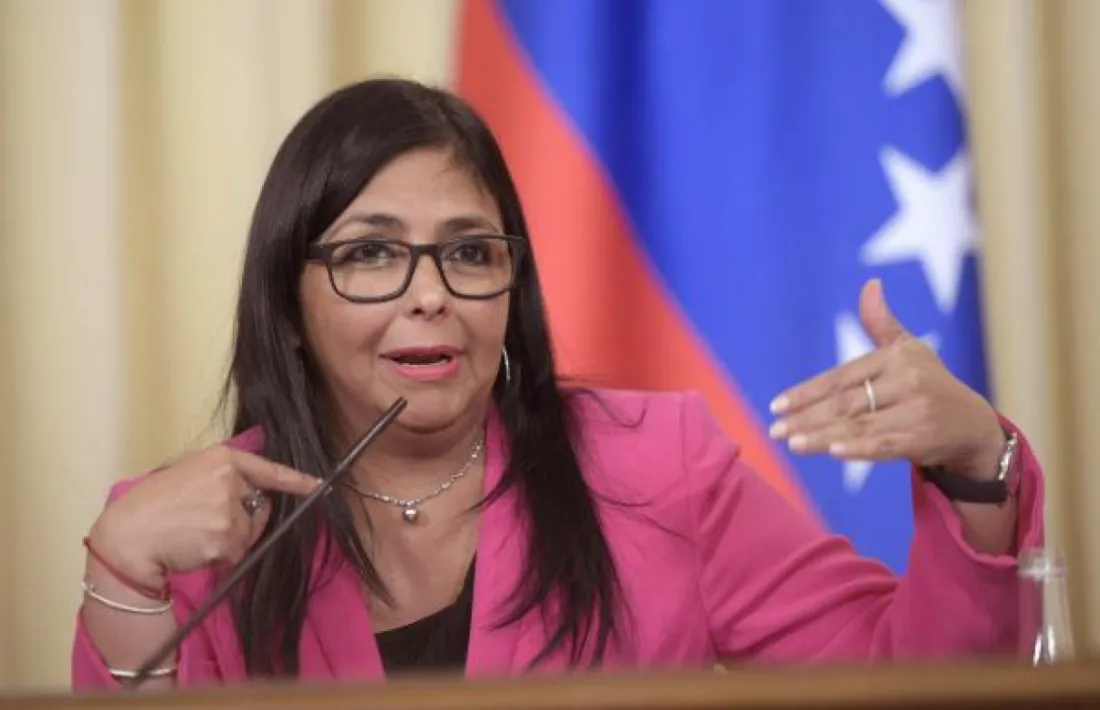 La vicepresidenta de Veneçuela, Delcy Rodríguez.