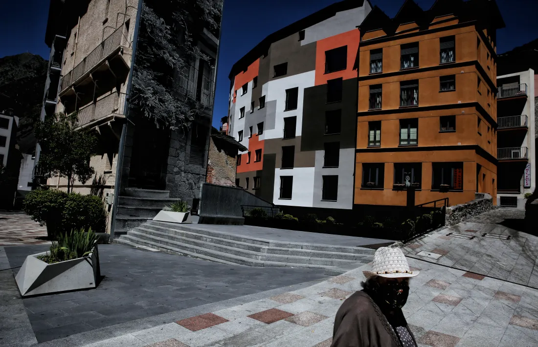 La parcel·la de l’antic hotel Pla, a la part alta d’Escaldes-Engordany.