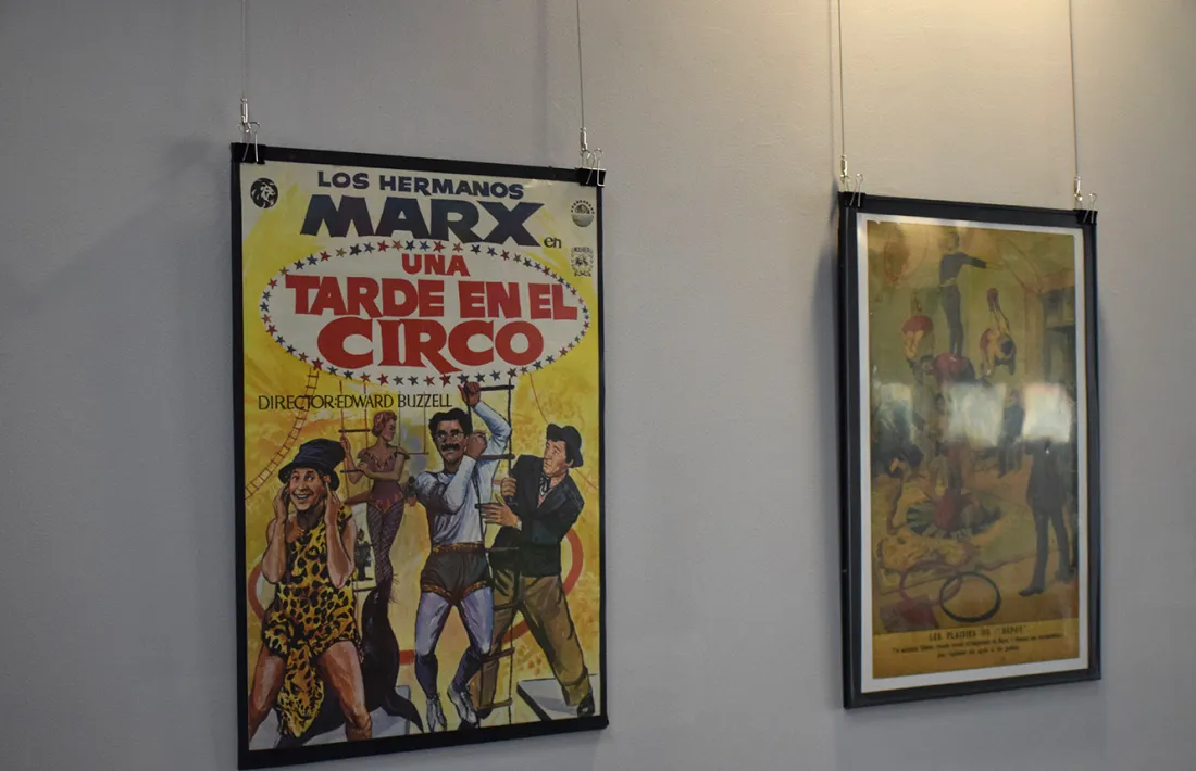 La mostra 'Papers del circ' a l'espai Caldes.