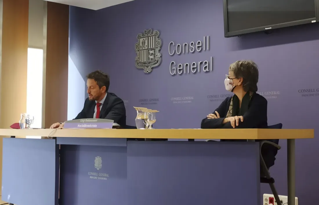 López i Vela en la compareixença d'aquest dijous.