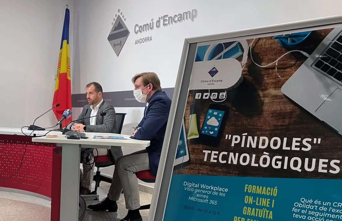 La roda de premsa de presentació, aquesta tarda.