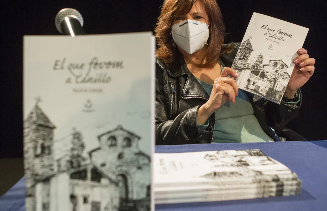 Núria Boltà durant la presentació del llibre.