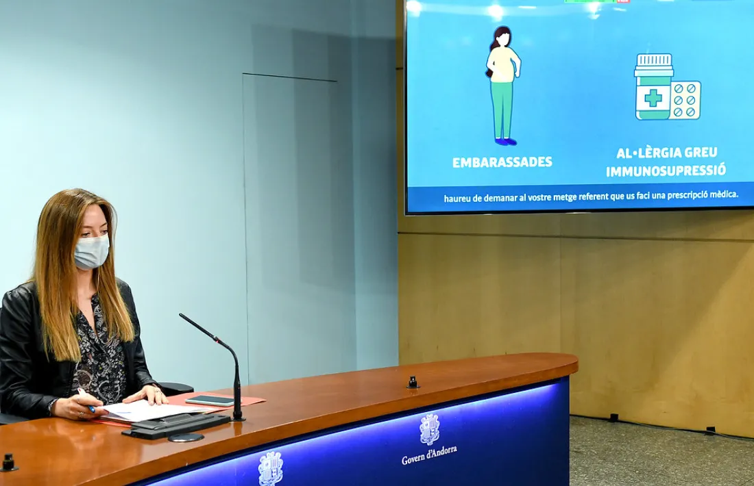 La secretària d'Estat de Salut, Laura Mas, aquest divendres.