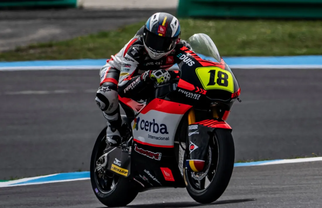 Xavi Cardelús, en acció a Estoril. Foto: Promoracing