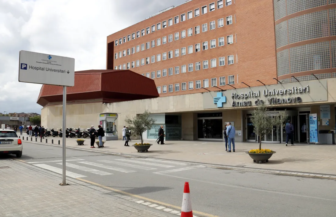 Imatge de l’hospital Arnau de Vilanova, de Lleida.