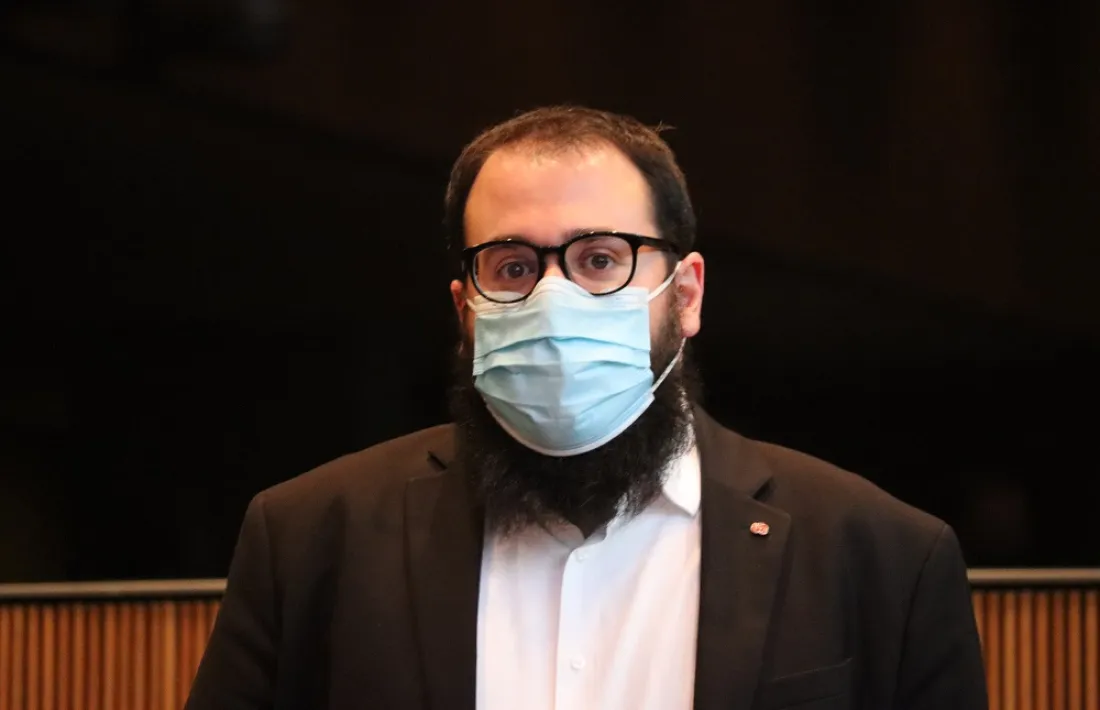 El conseller general del PS Carles Sánchez.