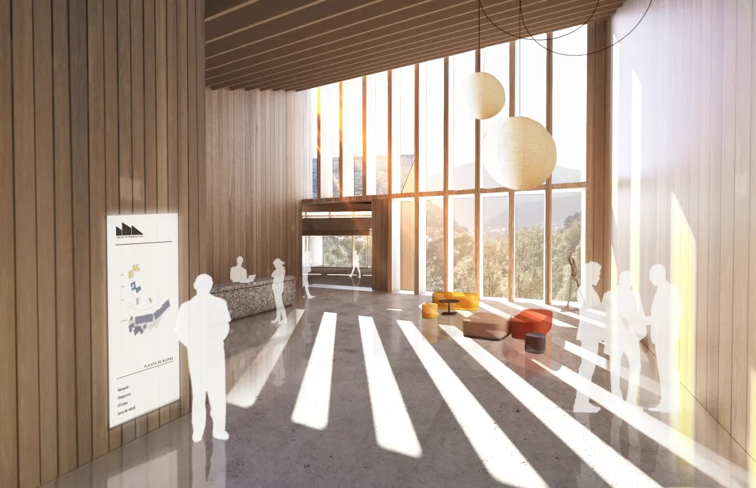 Interior del centre de recerca en immunologia que Grífols farà a Ordino.