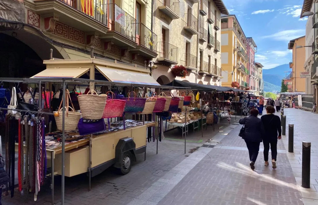 Imatge d’arxiu del mercat setmanal. 