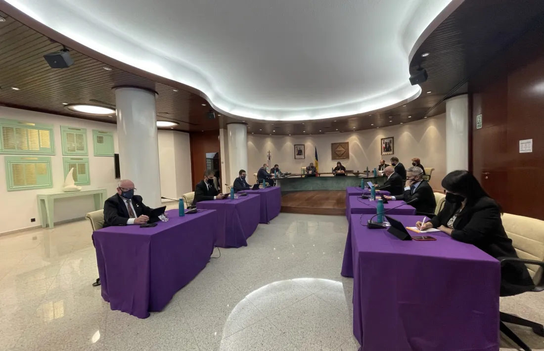 El consell de comú d’aquest dijous ha tornat a celebrar-se presencialment tot i que a porta tancada.