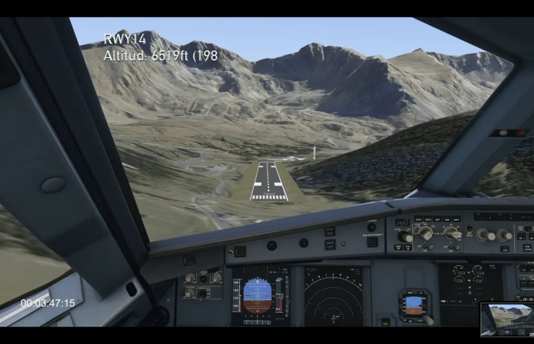 Simulació del projecte de l’aeroport de Grau Roig.