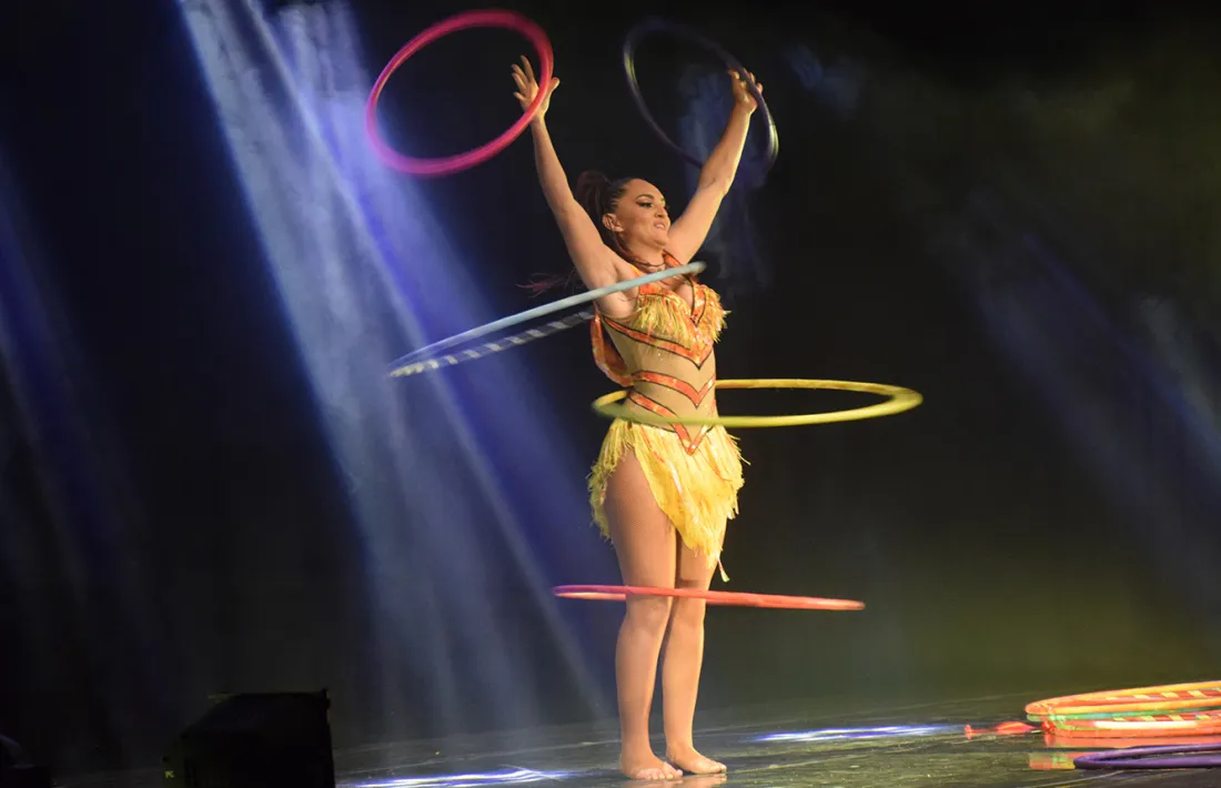 Un moment de l'espectacle 'La aventura de Romeo'.