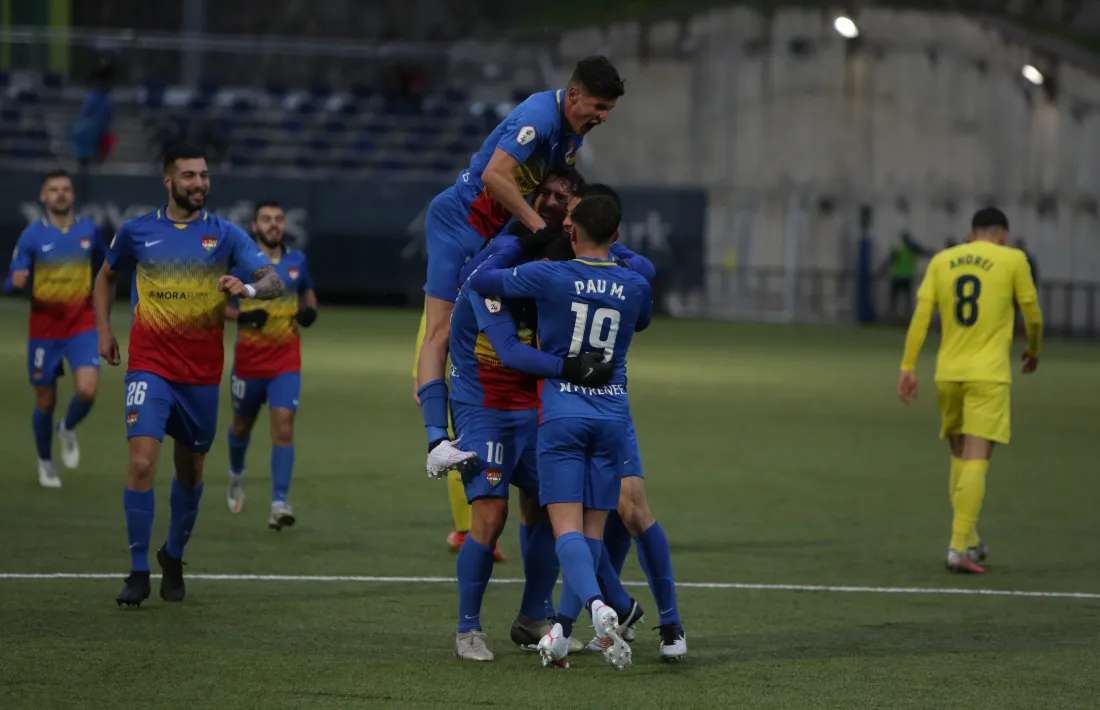 L'FC Andorra manté la il·lusió per classificar-se pel 'play-off'. Foto: Facundo Santana