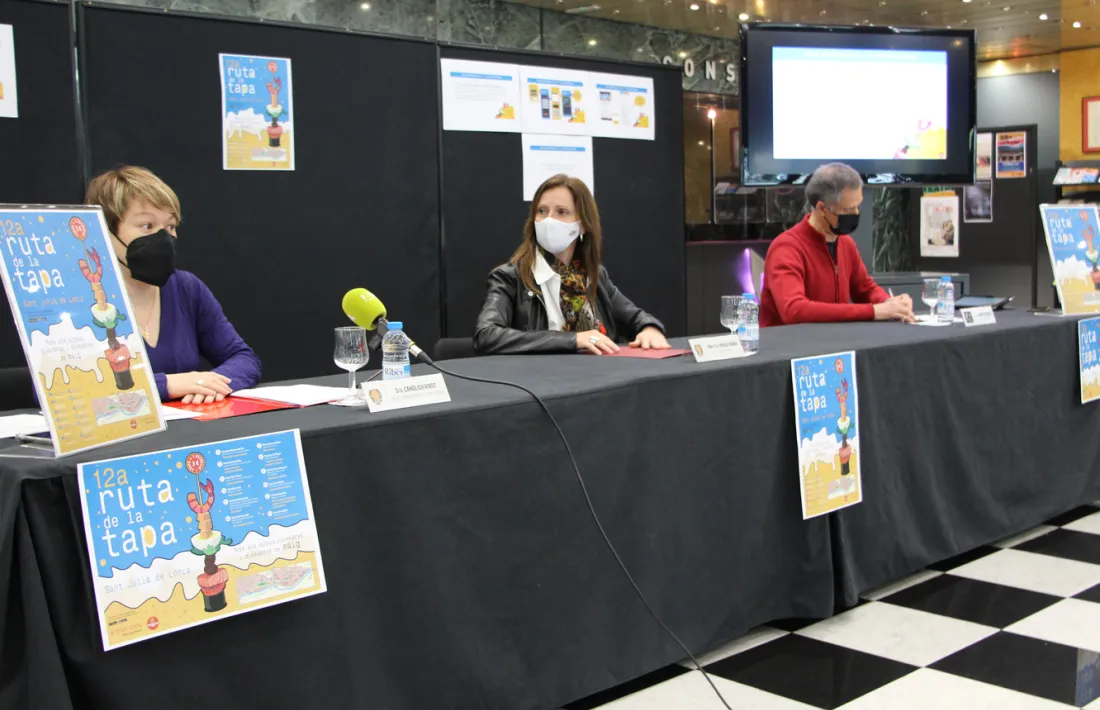 Un moment de la presentació de la 12a Ruta de la tapa.