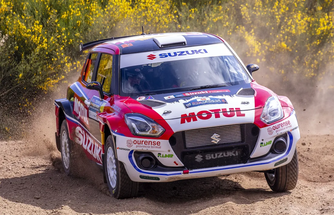 Joan Vinyes, al Ral·li Terras Aboboreira. Foto: Fotoesport