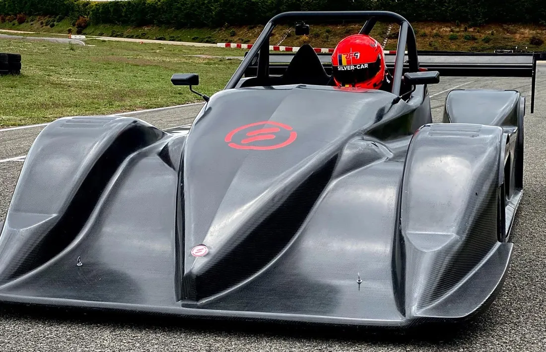 Raül Ferré, amb el seu nou Silver Car. Foto: Fotoesport