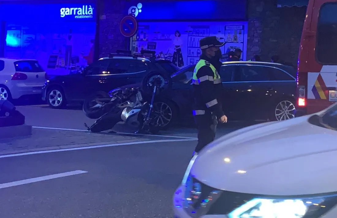 L'accident ha tingut lloc a la rotonda del telecabina.