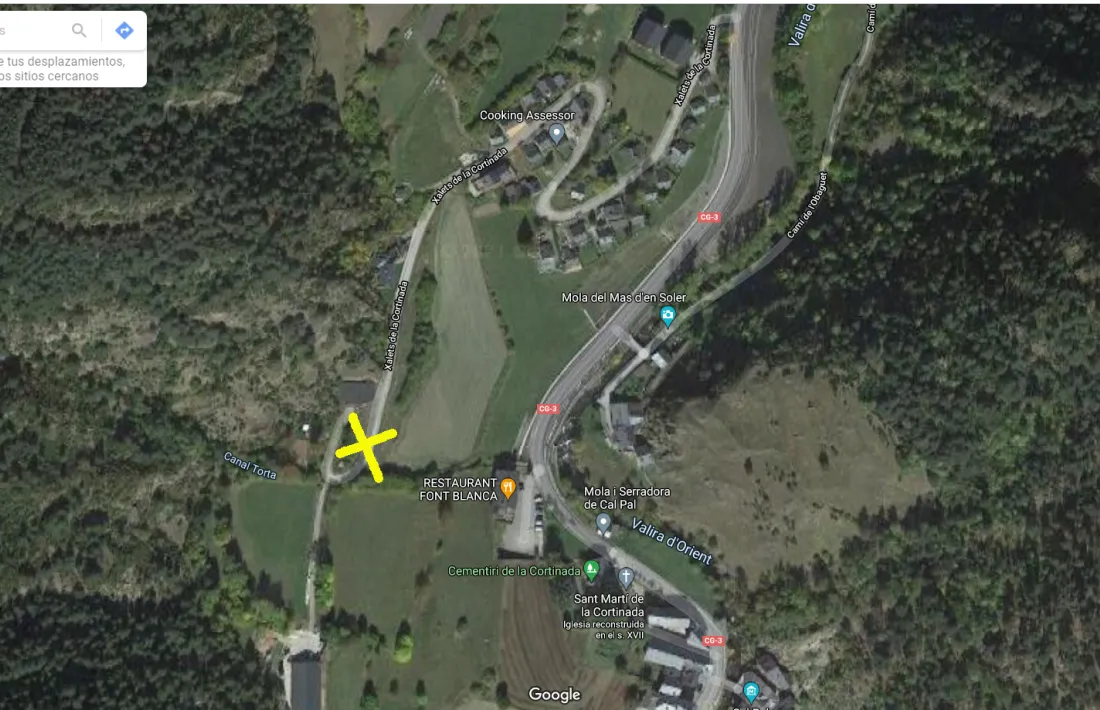 Ubicació de la planta de compostatge.