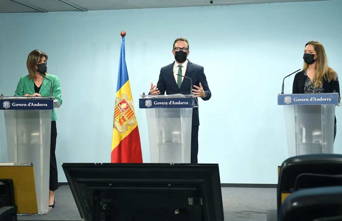 Villarrubla, Filloy i Mas en la compareixença d'aquest matí.