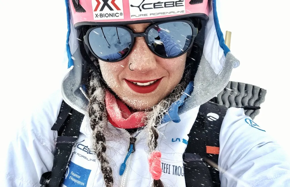 Stefi Troguet, prop del Dhaulagiri. Foto: Facebook Stefi Troguet