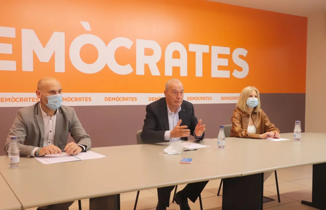 Un moment de la compareixença d'aquest dimarts.