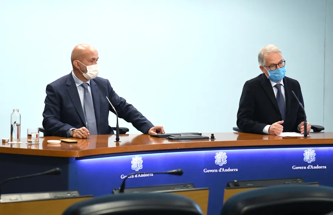 Martínez Benazet i Piqué han explicat aquest matí com serà l'hospitalització domiciliària.re.