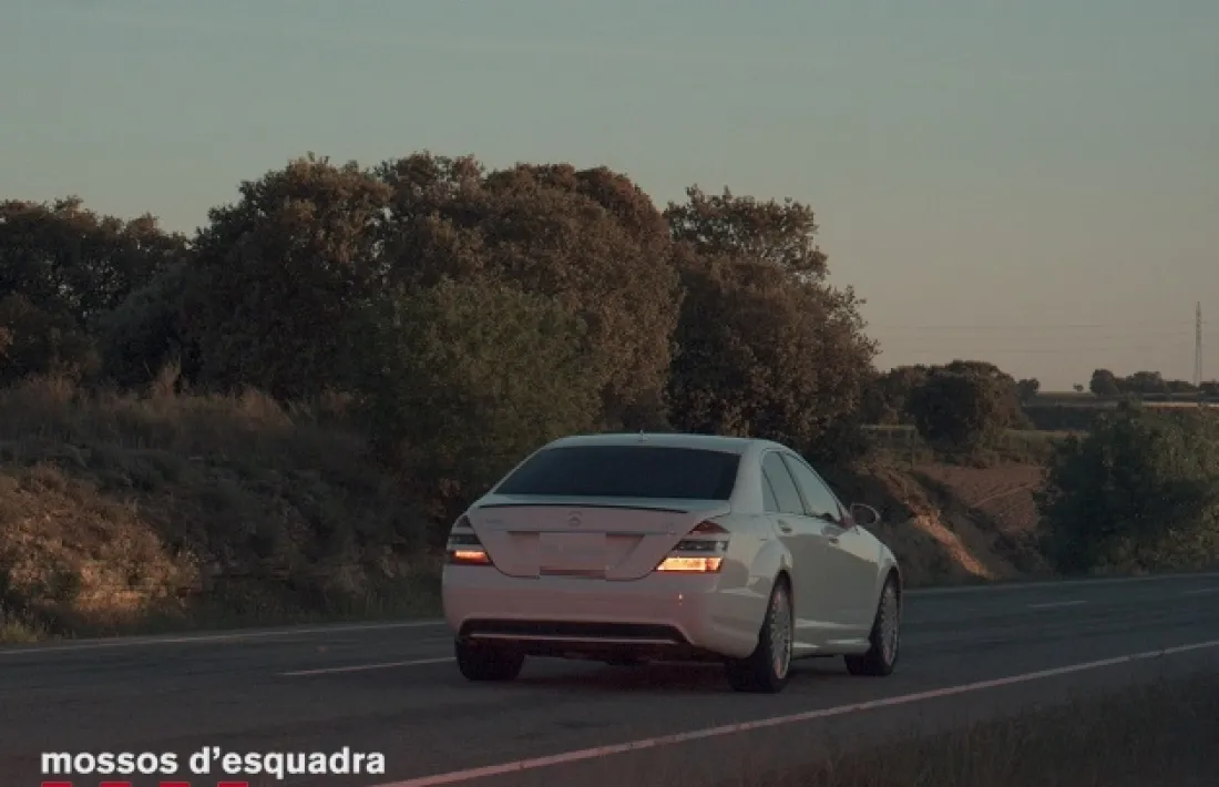 La foto captada pel ràdar de control de velocitat.