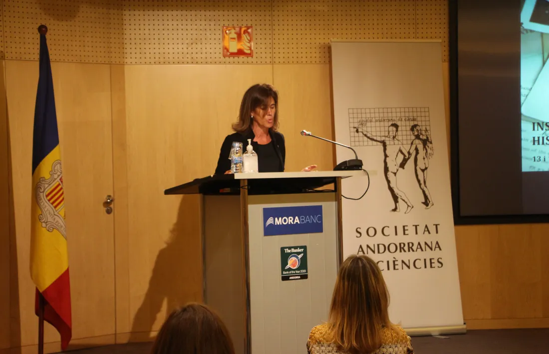 Vilarrubla en la presentació dels darrers debats.