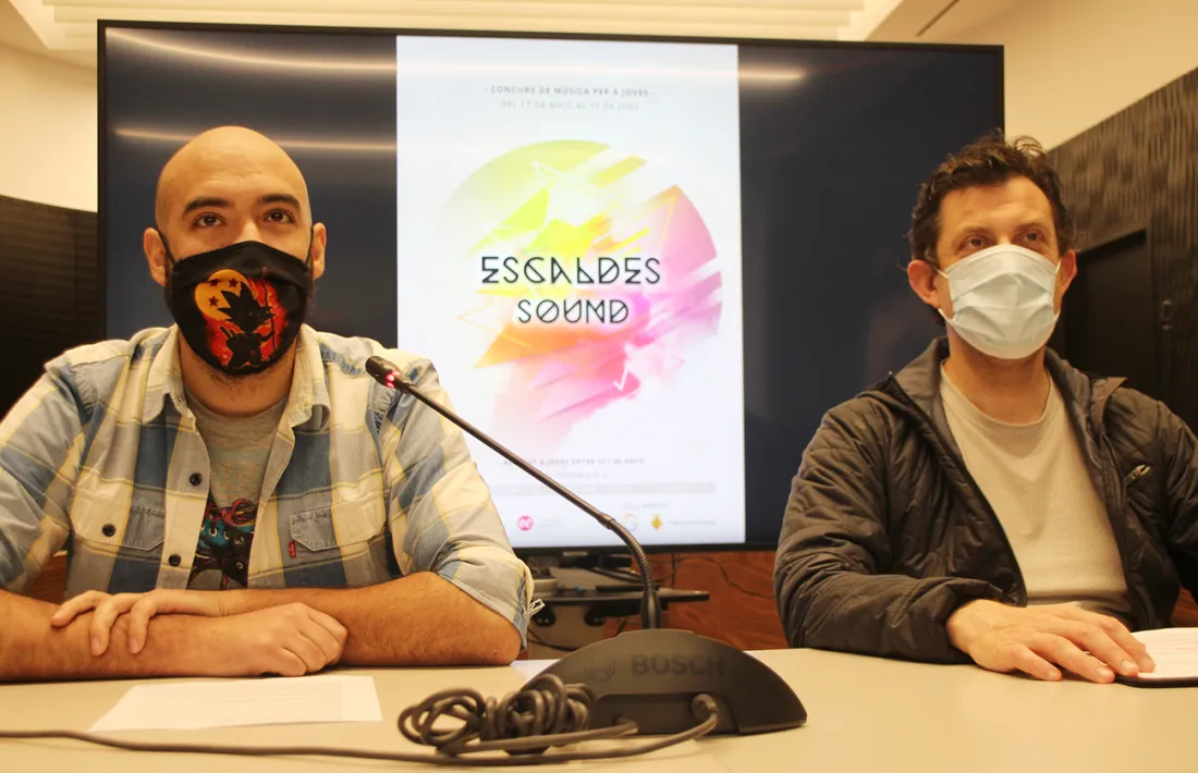 Joao Lima i Miquel Àngel Millan, en la roda de premsa d'aquest matí.
