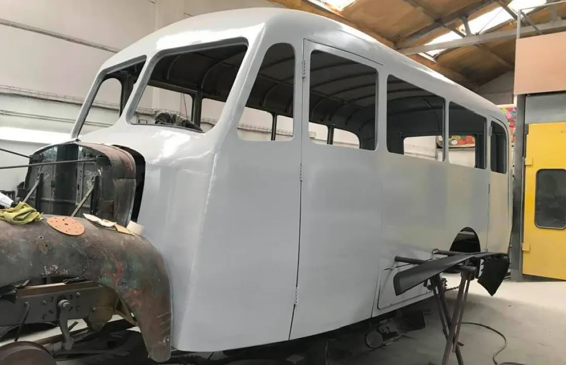 Ahir al taller Catalunya de la Comella: el Fargo comença a fer goig.