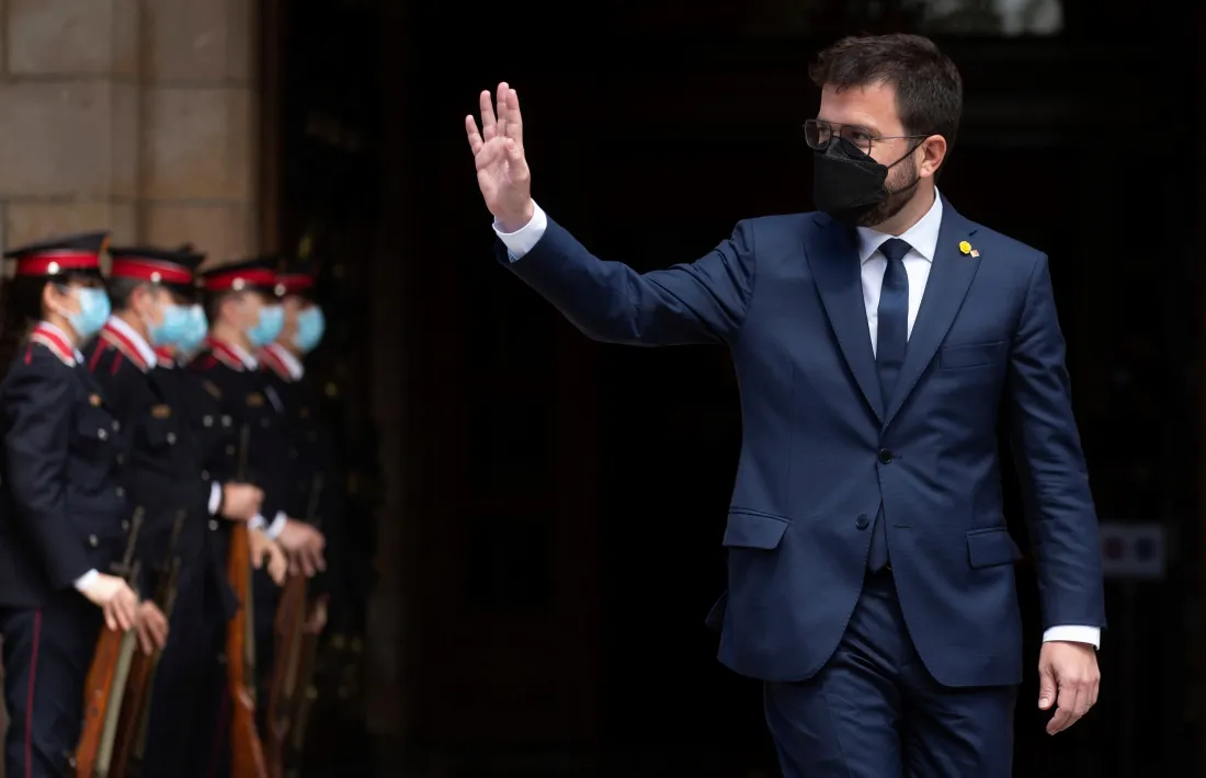 El nou president de la Generalitat, Pere Aragonès.