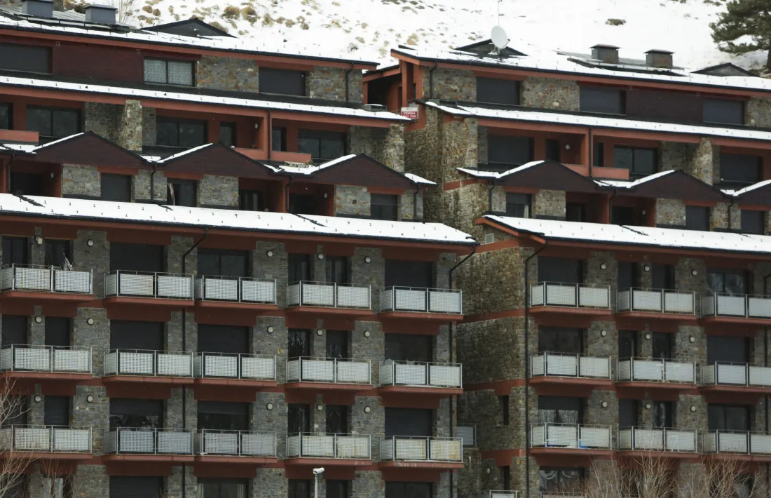 Un bloc d'apartaments turístics.