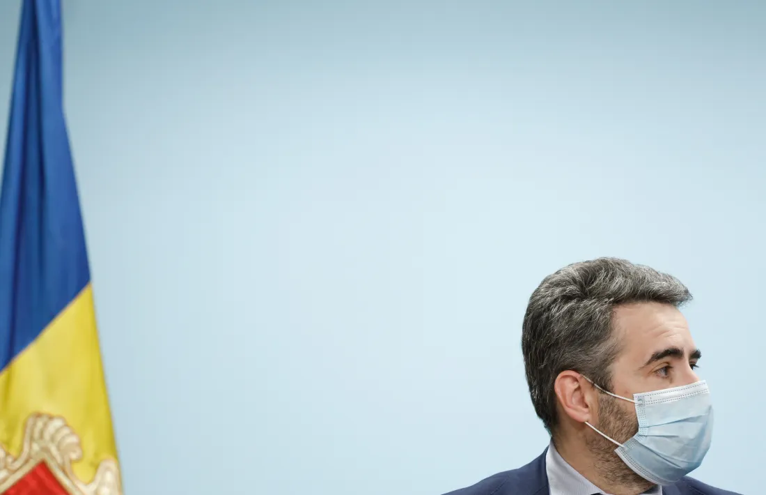 El ministre de Finances i portaveu de l’executiu, Eric Jover.