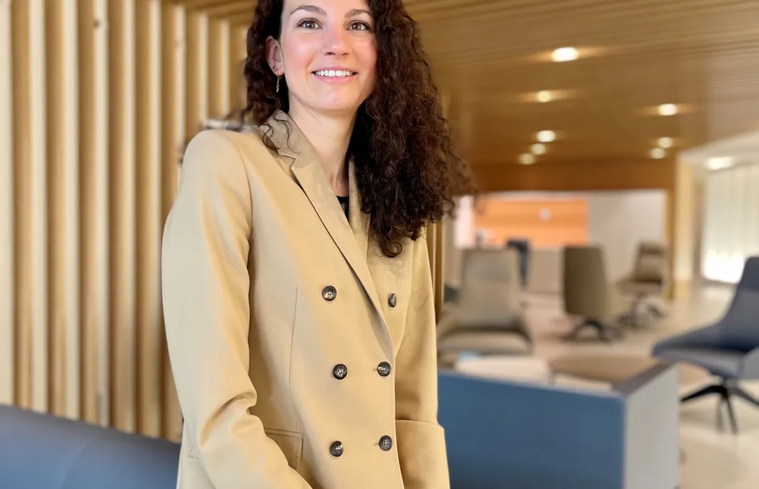 La nova directora general d'Assegurances de Vall Banc, Paloma Rousseau.