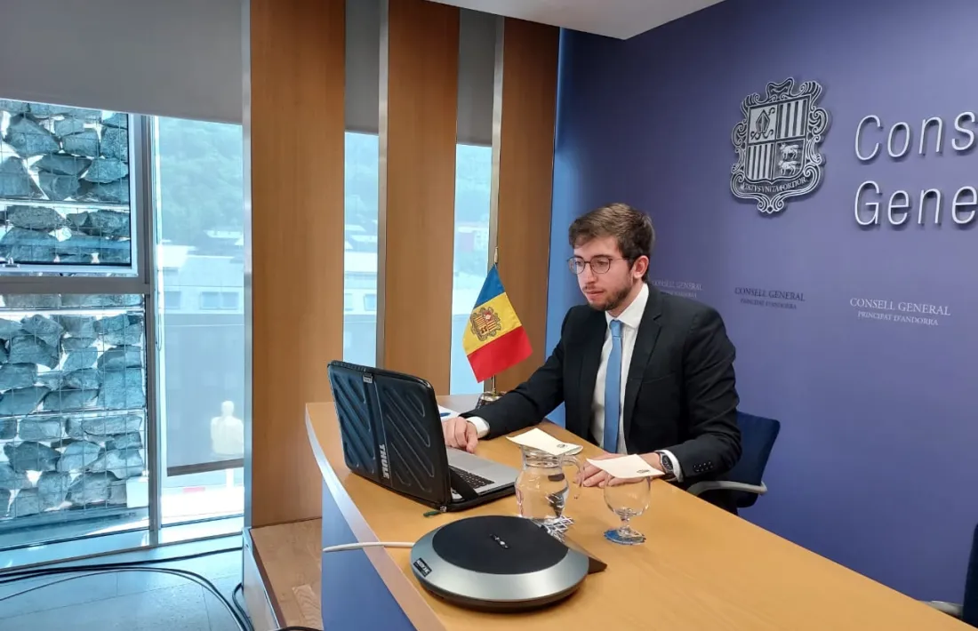 Roger Padreny ha participat aquest migdia a l'assemblea de l'OSCE.