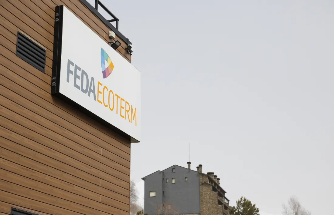 Imatge de la central de cogeneració de Soldeu.