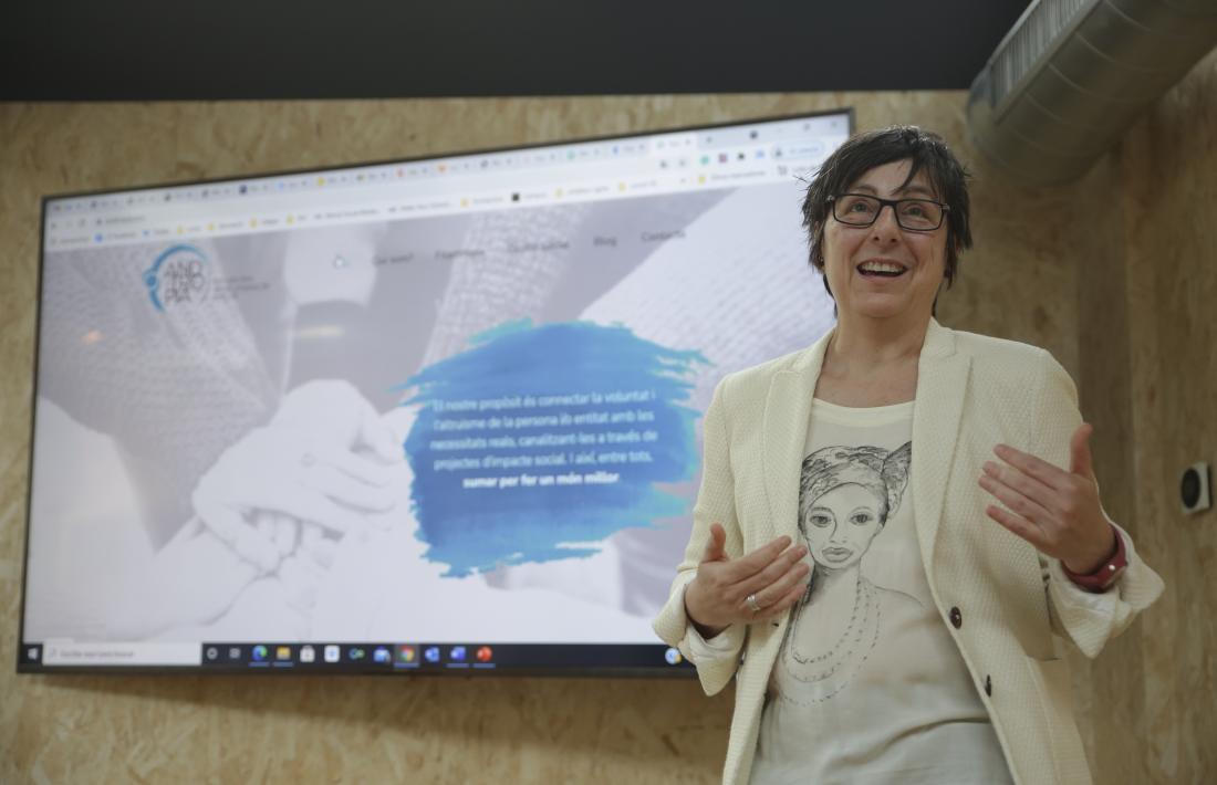 Marta Alberch, aquest dilluns.