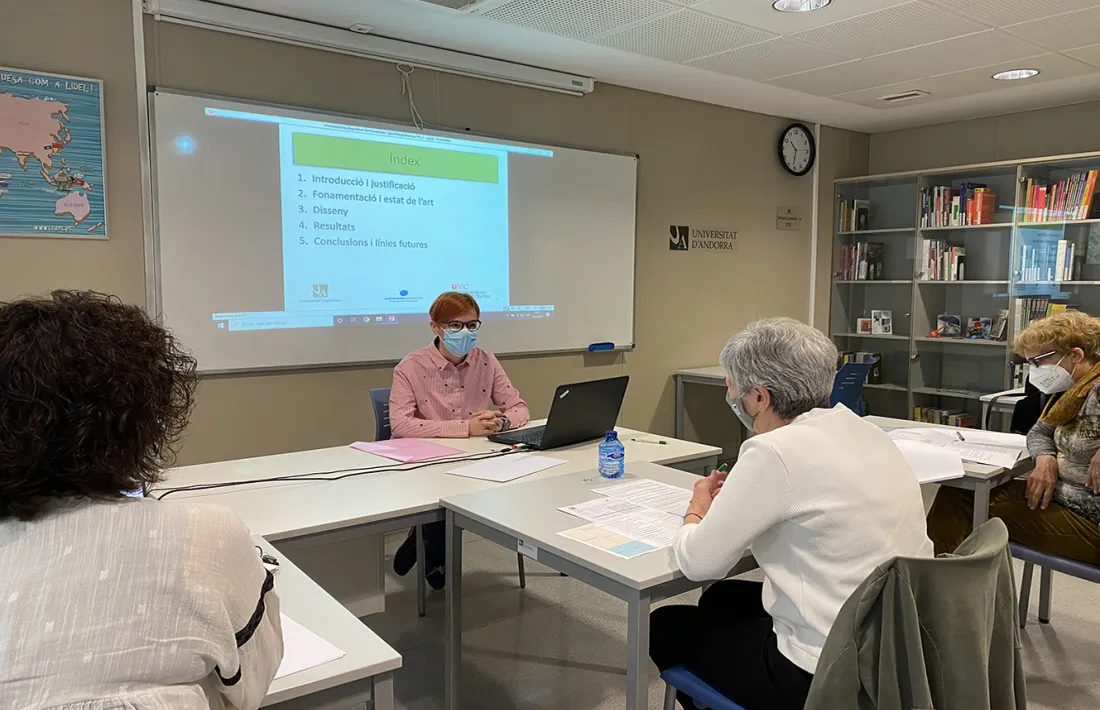 Una de les sessions del postgrau.