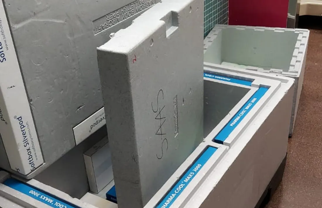 Les vacunes enviades per França.