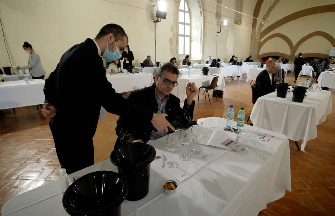 La delegació andorrana va fer de jurat al concurs Grenaches du Monde.