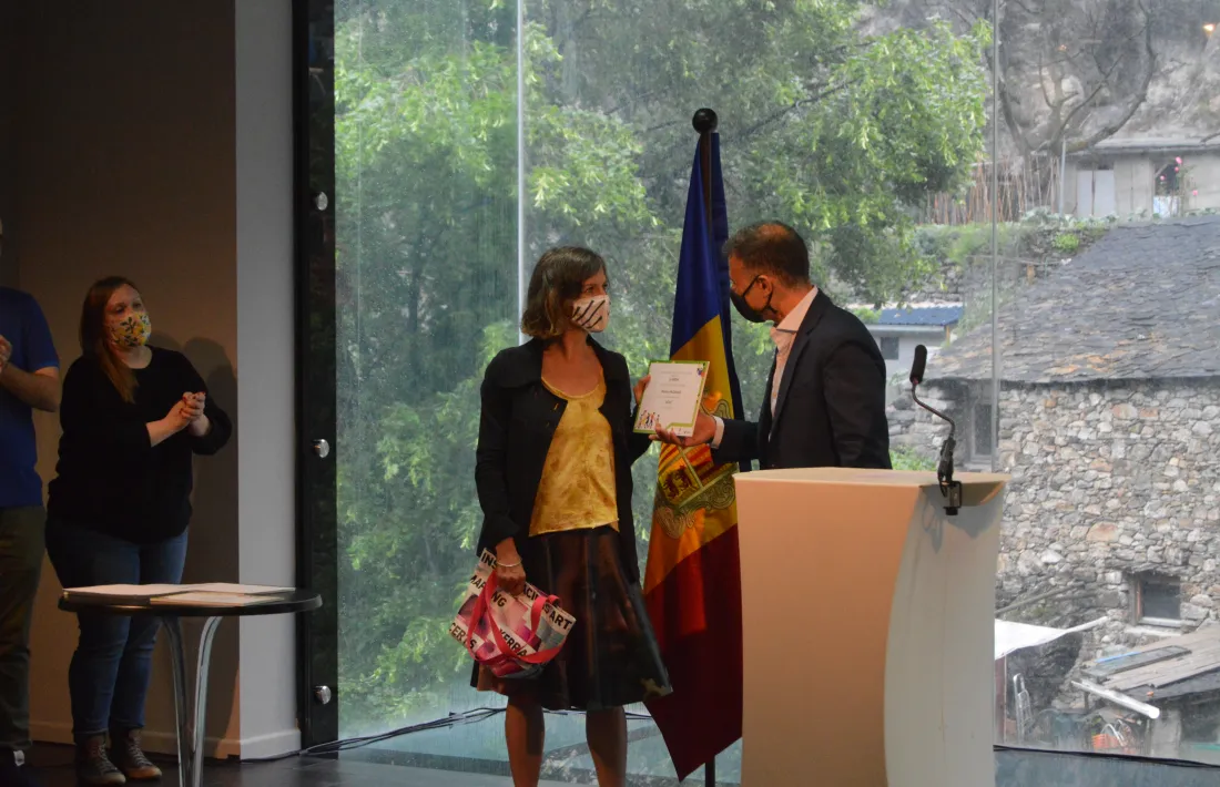 El lliurament del segon premi a la ciutadania.