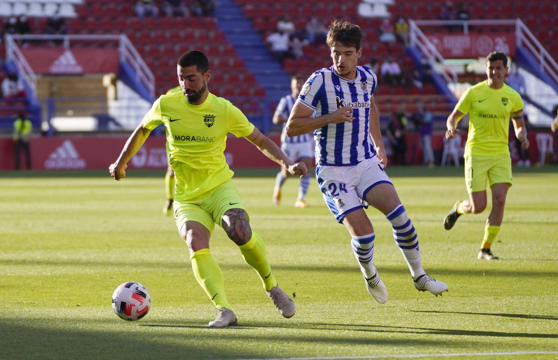Carlos Martínez, contra el ‘Sanse’. Foto: FC Andorra