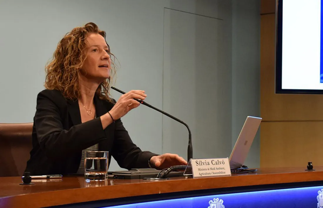 La ministra de Medi Ambient, Agricultura i Sostenibilitat, Sílvia Calvó, en una compareixença anterior.