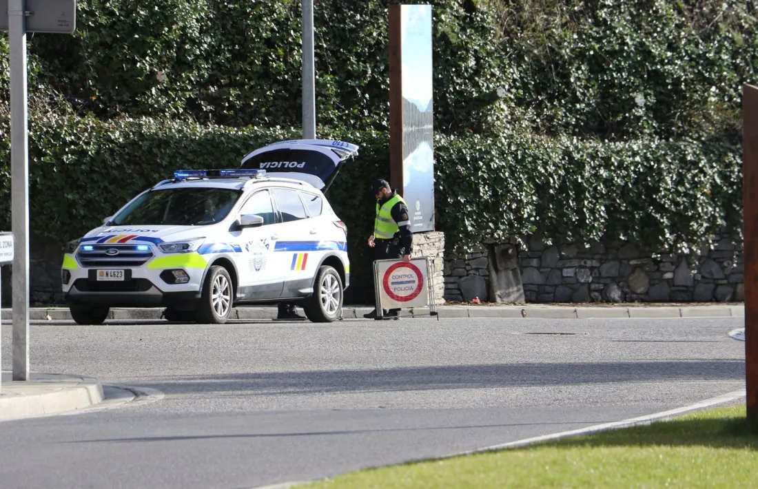 Un control de la policia en una imatge d'arxiu.