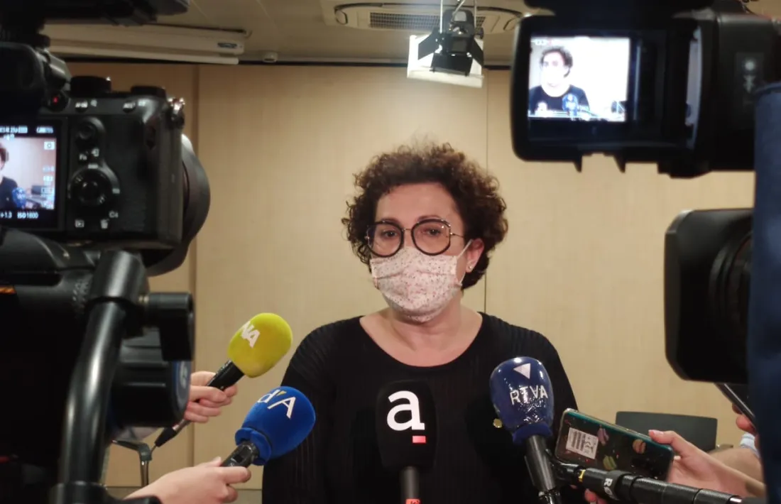 La ministra Judith Pallarés.